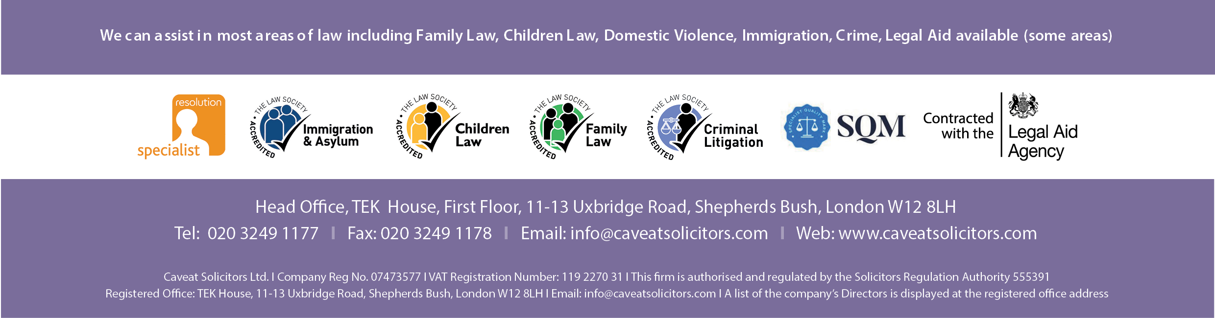 Caveat Solicitors London
